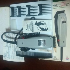 Oster Dog Trimmer Kit w/ Adjustable blade Model 182 Series A TESTED